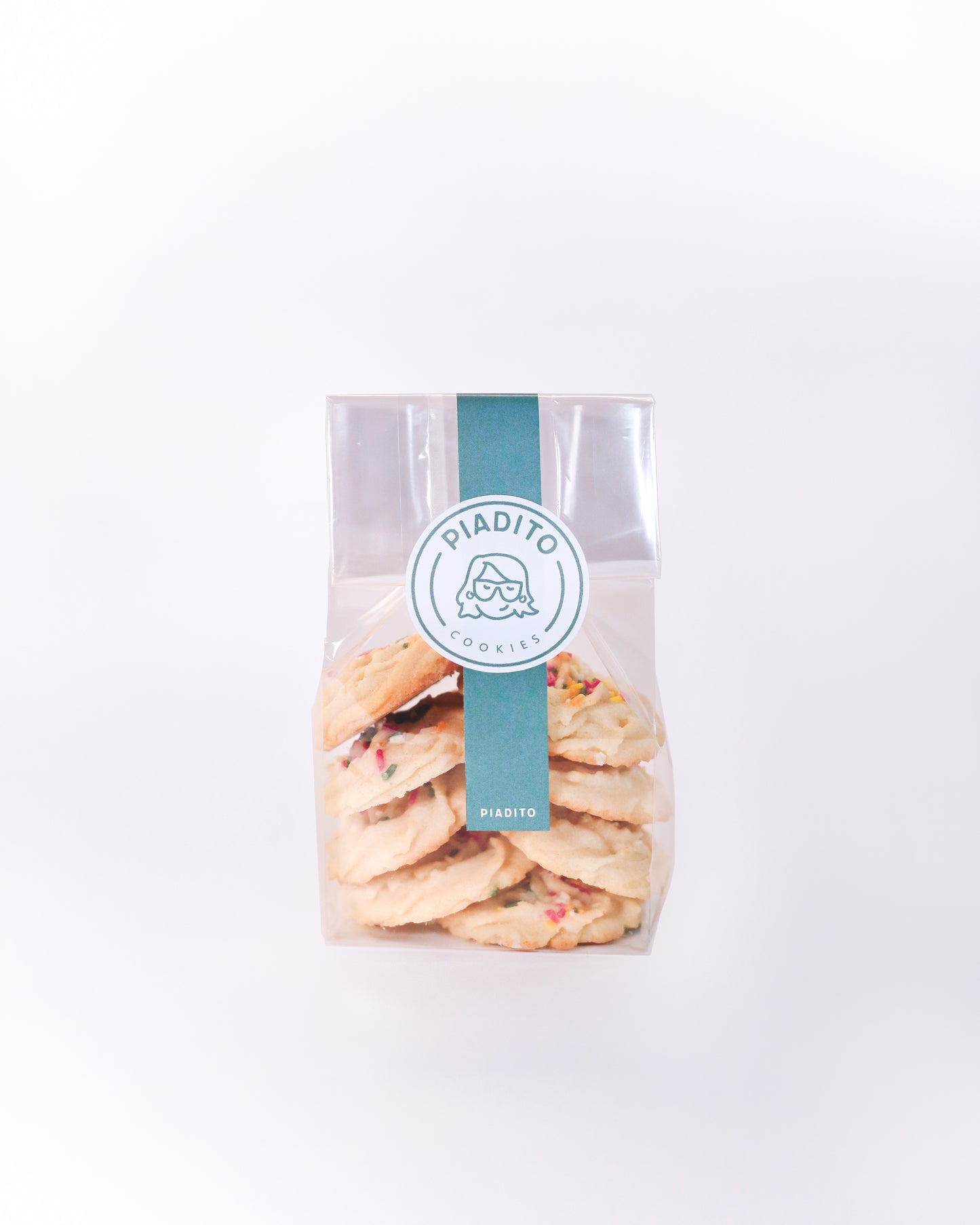 Bolsa pastas de mantequilla Piadito con granillos de colores